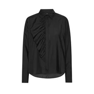 NEW KARMAMIA women's drew shirt in black cotton